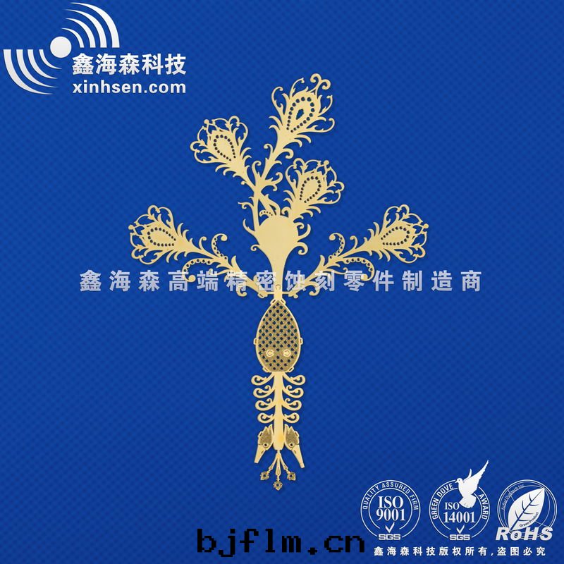黃铜(tóng)工藝品蝕刻(kè)加工